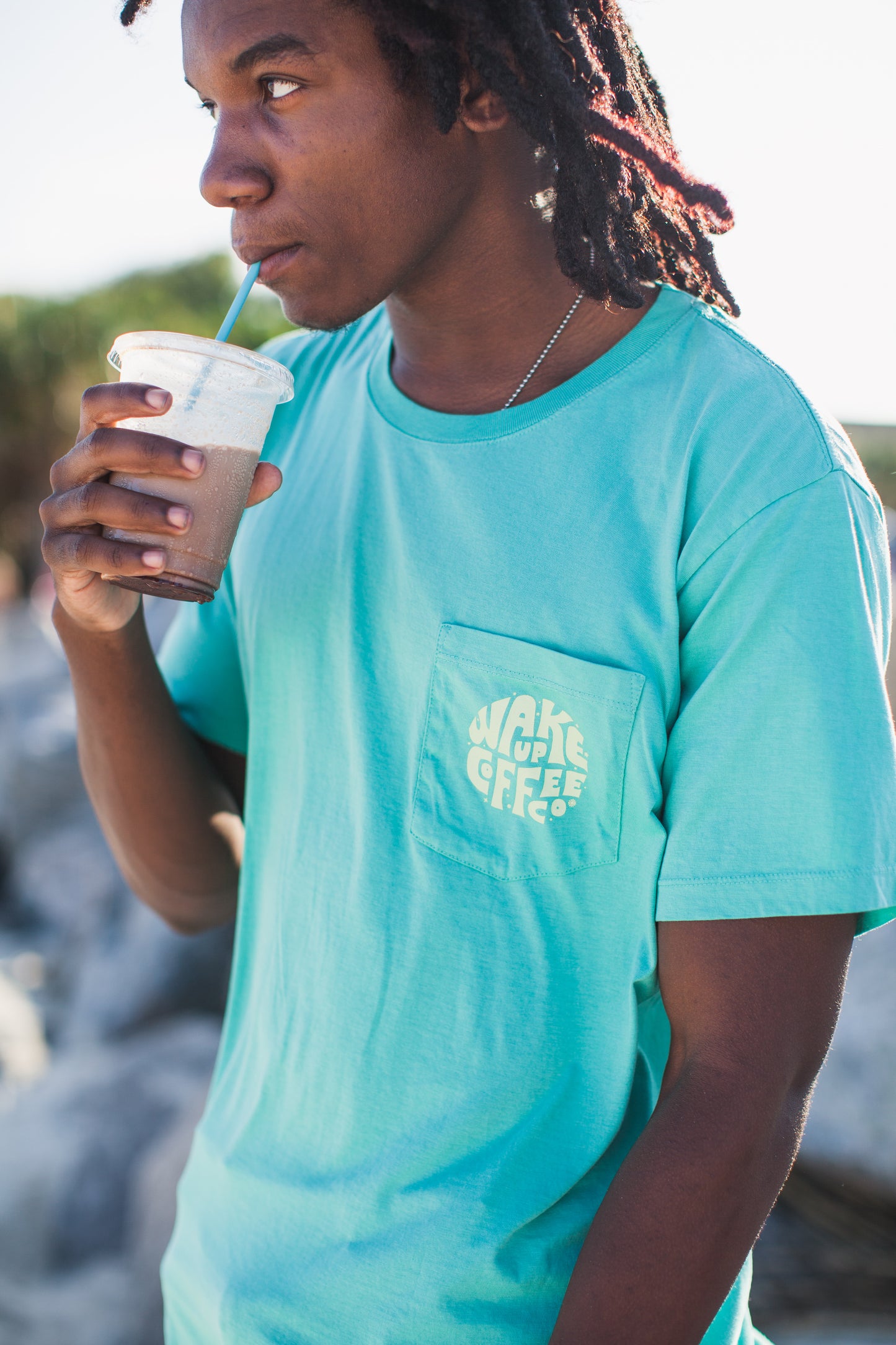 Blue Pocket T-Shirt