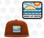 Dark Orange Island Patch Hat