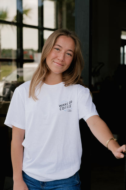 White Saint Simons Island Tee Shirt