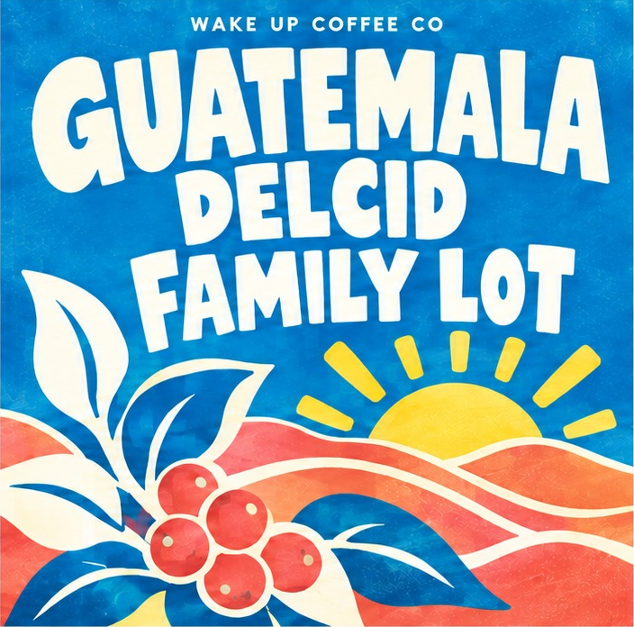 Guatemala DelCid Family lot — coffee illustration