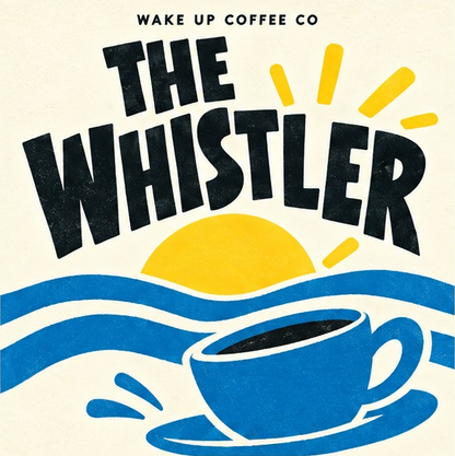 The Whistler — coffee illustration