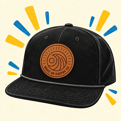 Illustration of Leather Patch Hat